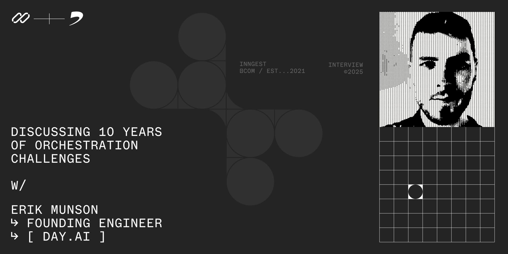 Discussing 10 years of orchestration challenges with Erik Munson, founding engineer at Day AI, ex-HubSpot, and Netflix Engineer